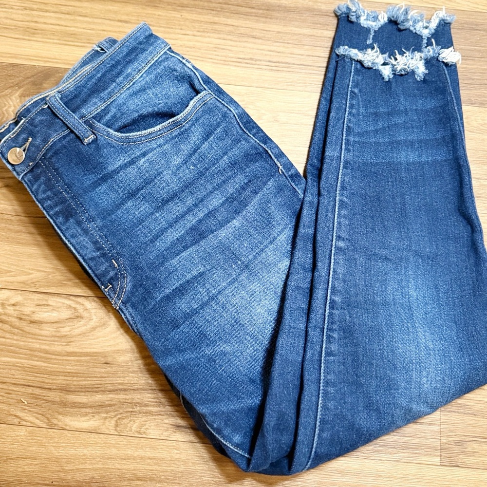 Kancan Distressed Blue Jeans